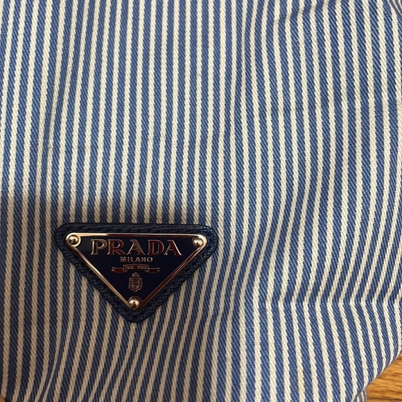 Prada fabric diaper tote with strap - Picture 3 of 7